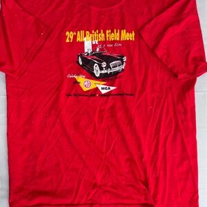 Jerzees 2005 Red British Field Meet Graphic Tee